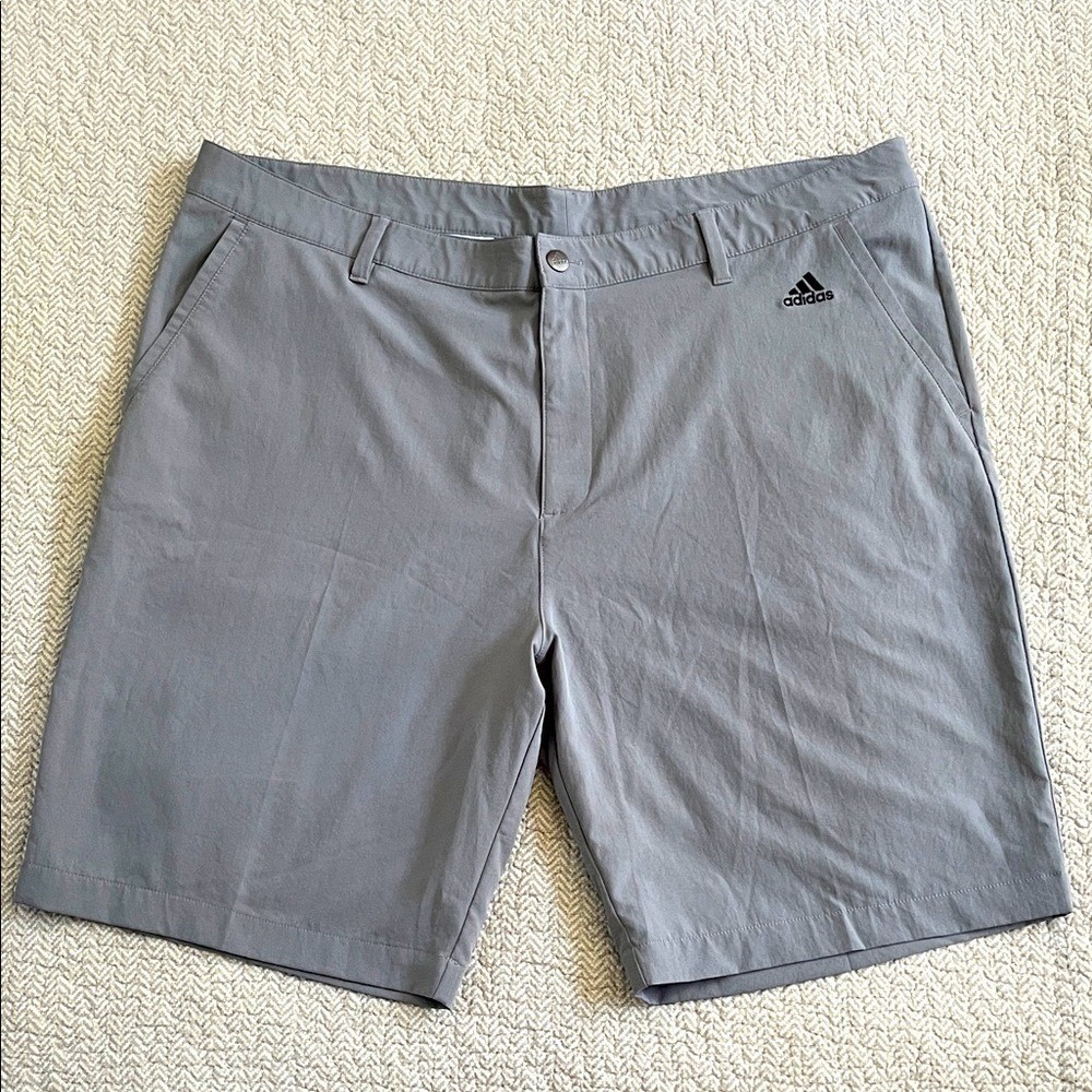 ADIDAS Mens Athletic Gray Golf Walking Shorts Size 40